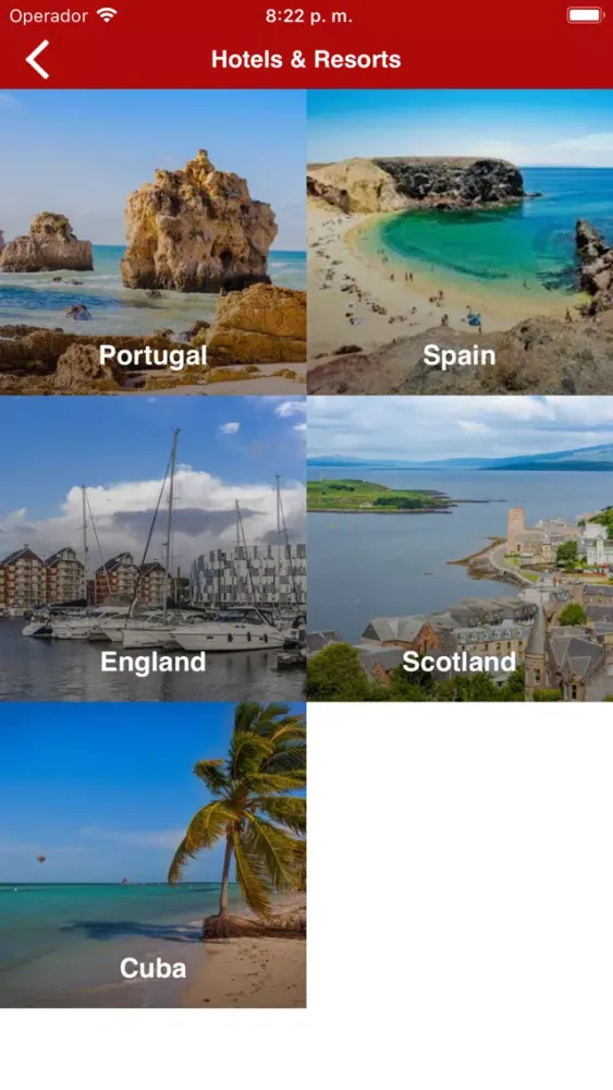 Captures d'écran de Muthu Hotels & Resorts