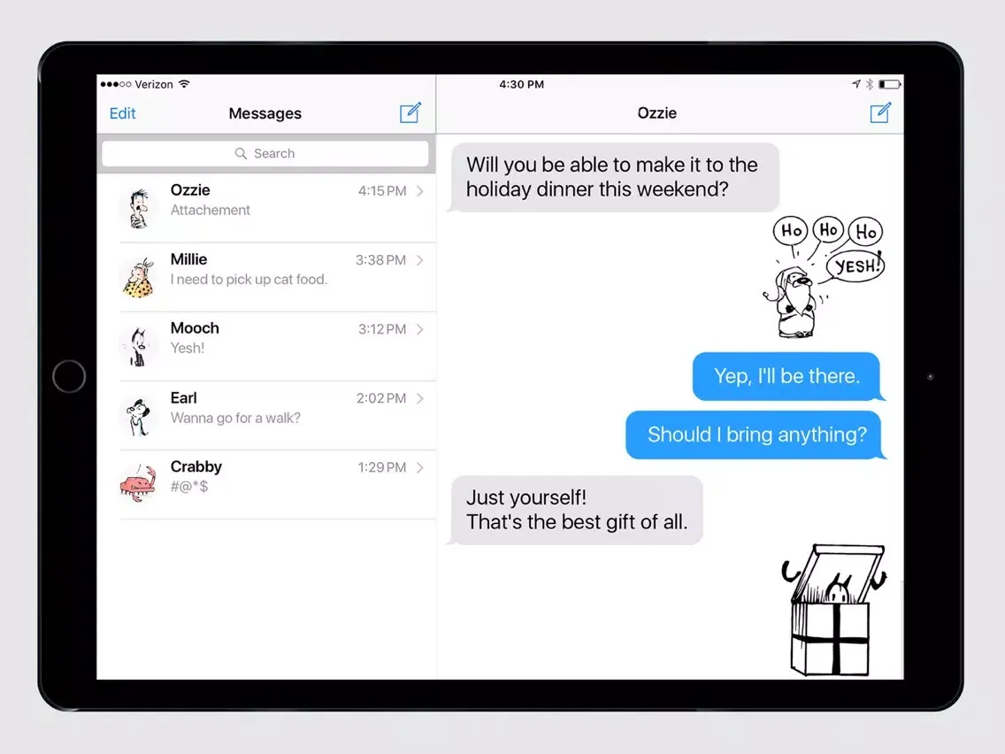 MUTTS: Holiday Mooch & Earl iPad  Ekran Görüntüleri