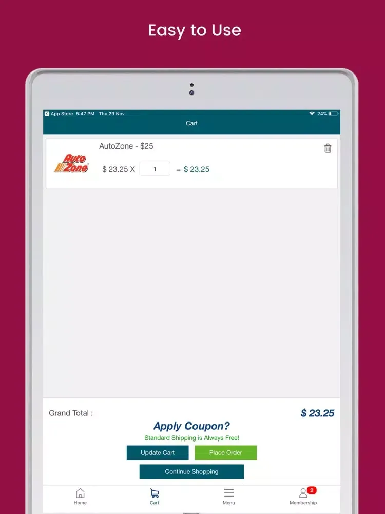 Mutual Benefits iPad  Screenshots