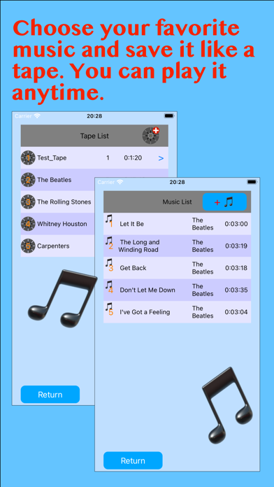 ReelToReelLike MusicPlayer Screenshots
