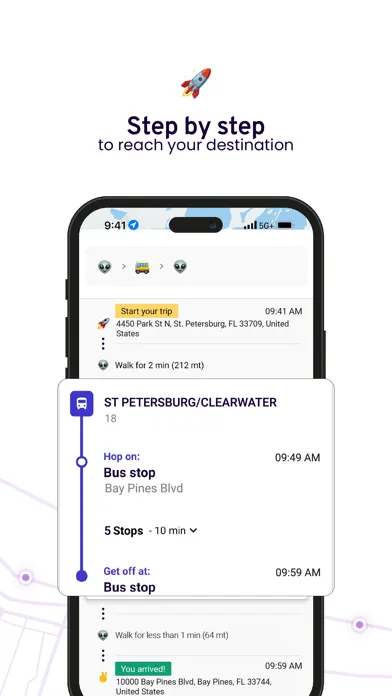Captures d'écran de Muuf: Real-time Transit