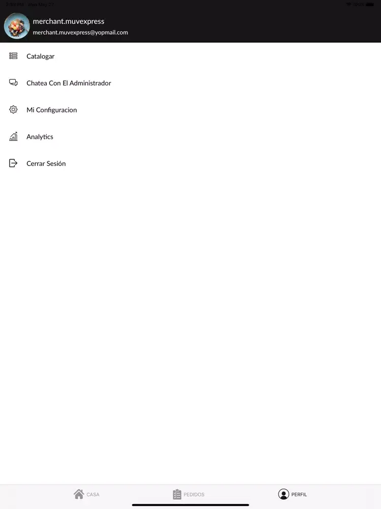 MUV Negocios iPad  Screenshots