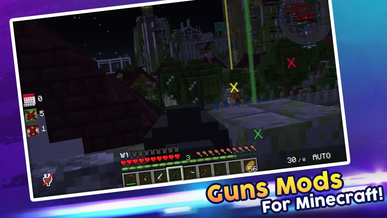 Zrzuty ekranu Guns & Weapons Minecraft Mod