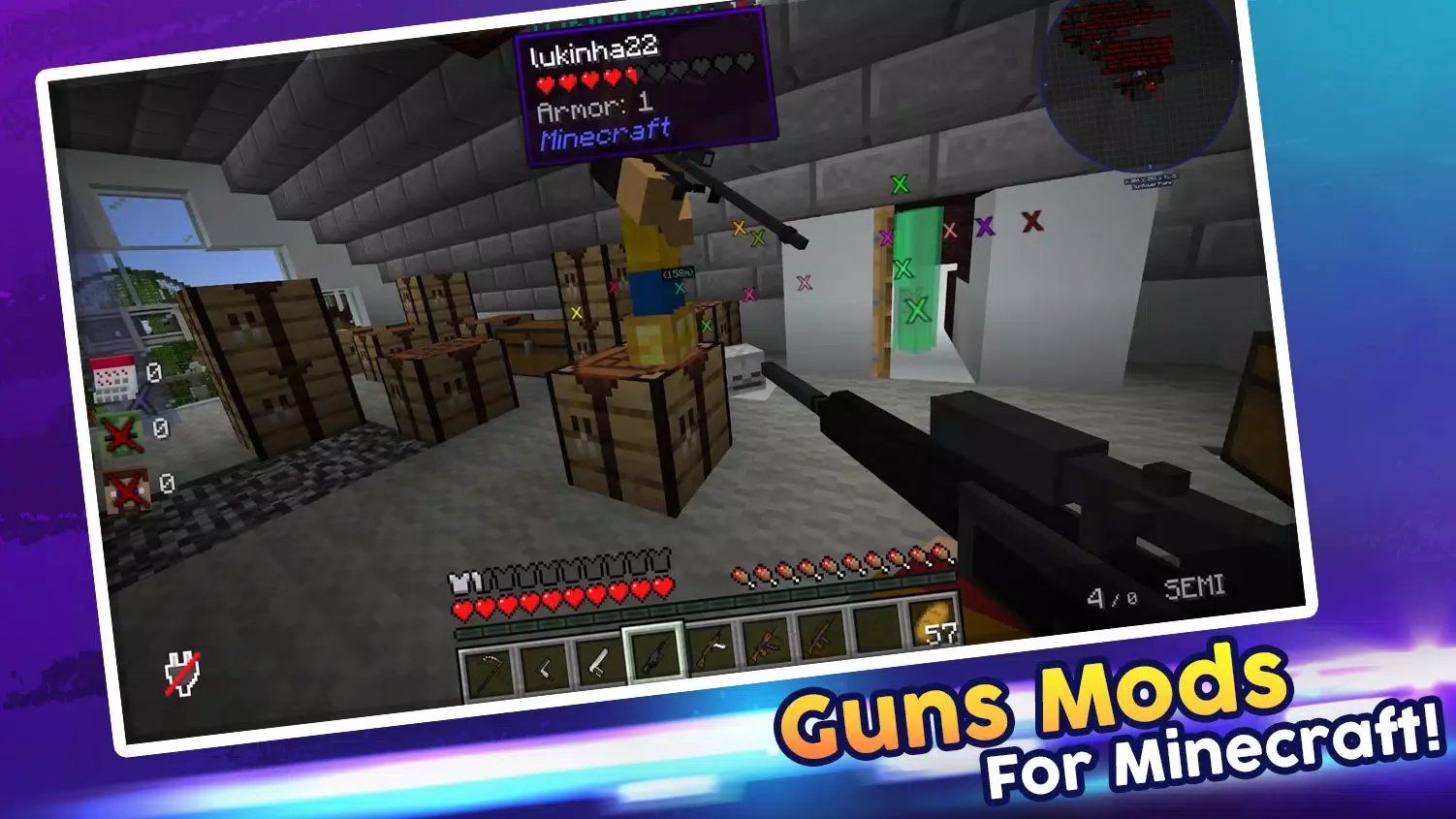 Zrzuty ekranu Guns & Weapons Minecraft Mod