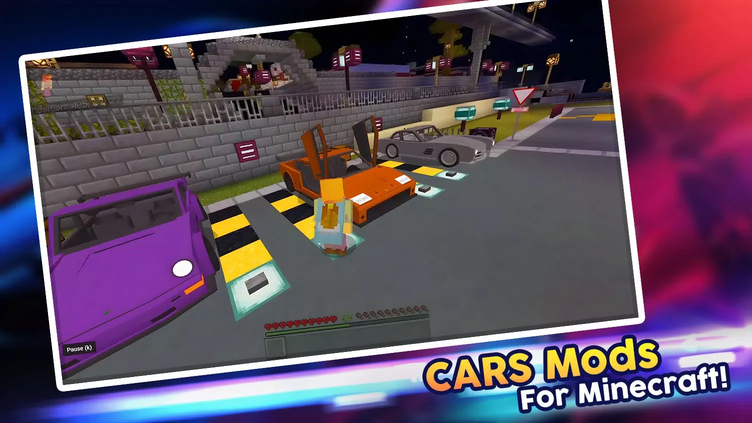 Cars Vehicle Mod for Minecraft Screenshots