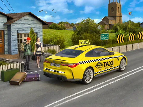 City Taxi Simulator Game 3D iPad  Screenshots
