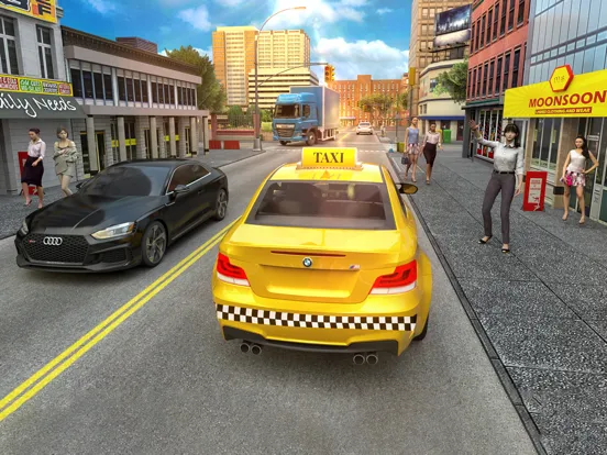 City Taxi Simulator Game 3D iPad  Screenshots