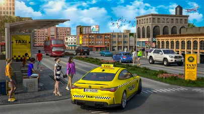 City Taxi Simulator Game 3D Screenshots