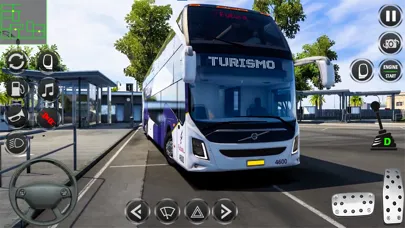 Euro Bus Driving Bus Game 3D स्क्रीनशॉट