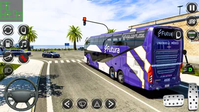 Euro Bus Driving Bus Game 3D स्क्रीनशॉट