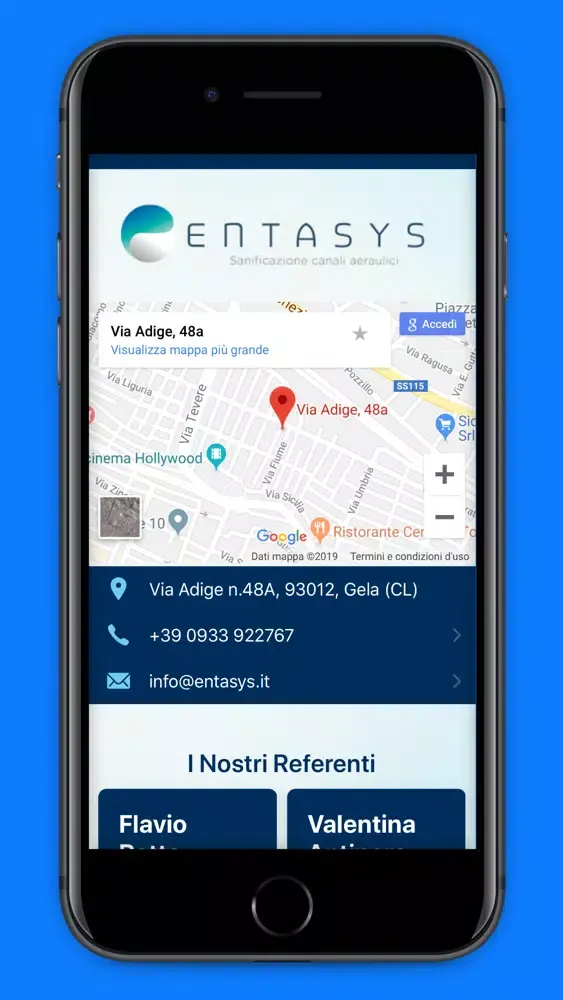 Screenshot di Entasys