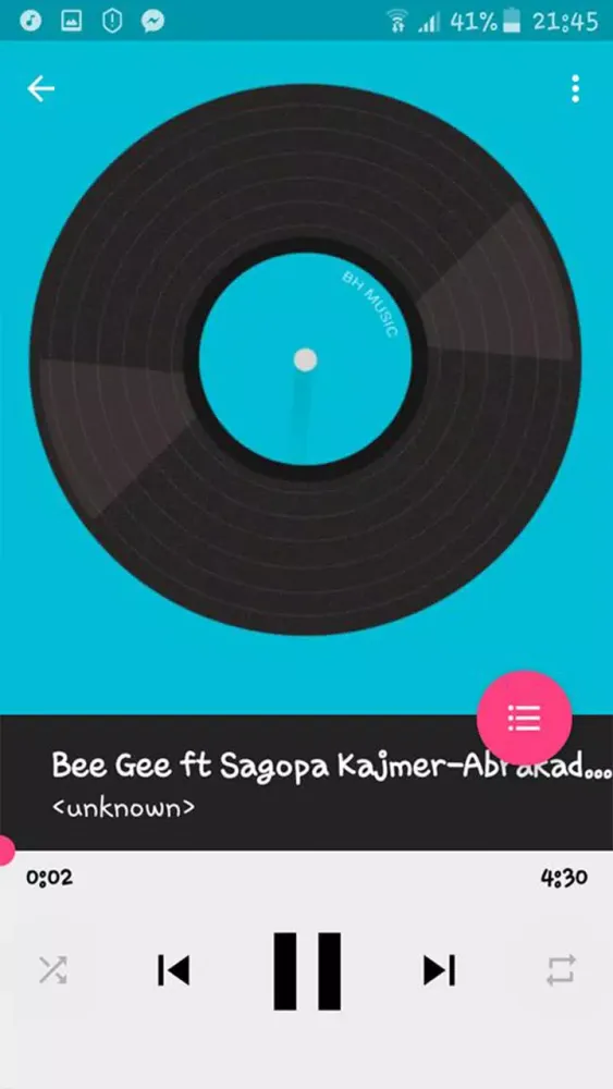 Music Player Ekran Görüntüleri