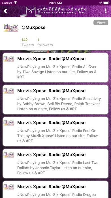 Mu-Zik Xpose Radio স্ক্রিনশট