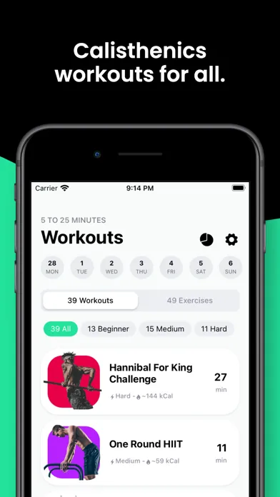 Capturas de pantalla de Street Workout Training App