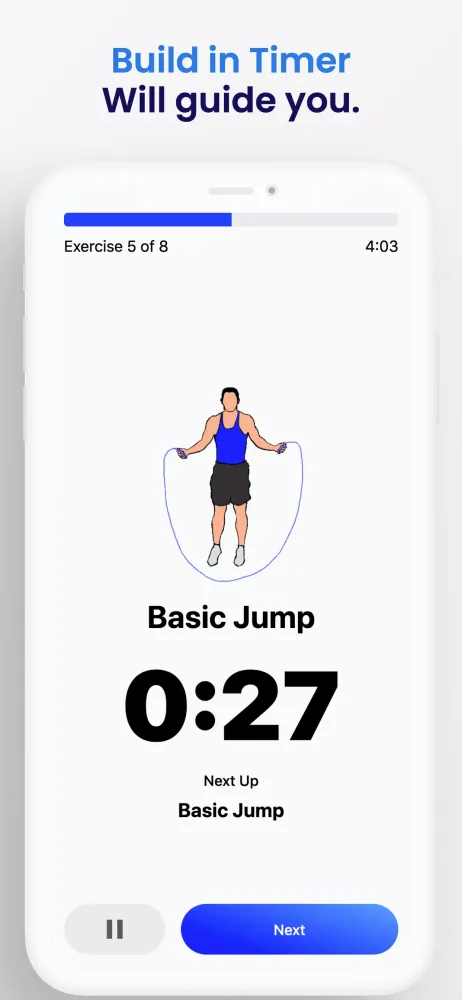 Jump Rope Challenge App Screenshots