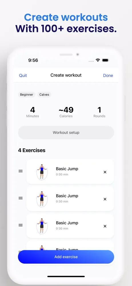Jump Rope Challenge App Screenshots