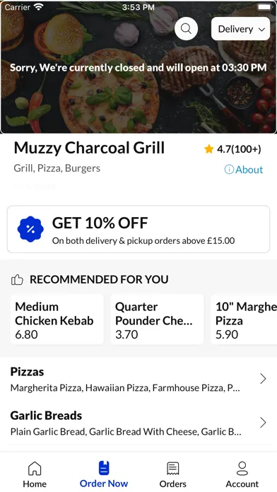 Muzzy Charcoal Grill スクリーンショット