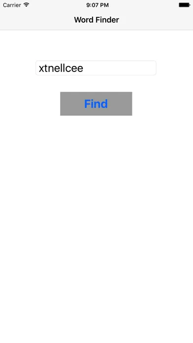 Zrzuty ekranu Jumbled Word Solver Advanced
