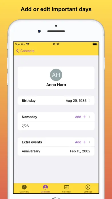 تصاویر iDays - Namedays & Birthdays