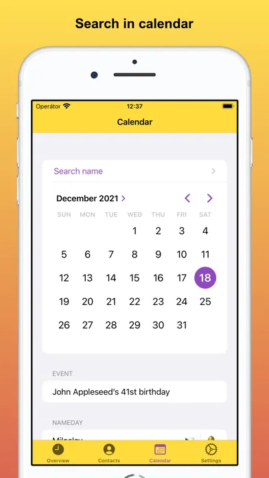 تصاویر iDays - Namedays & Birthdays