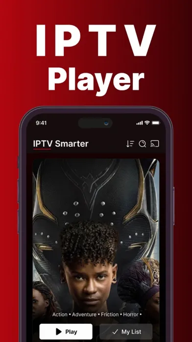 Tangkapan layar IPTV Smarters