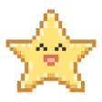 Falling Pixel Star