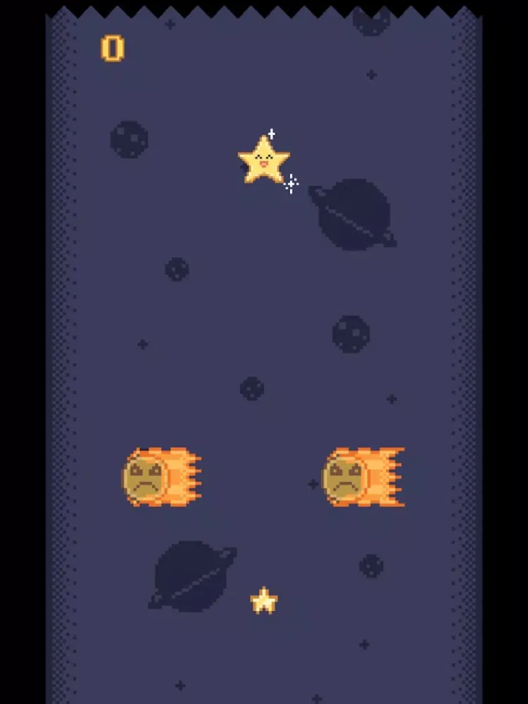 Falling Pixel Star iPad 應用截圖