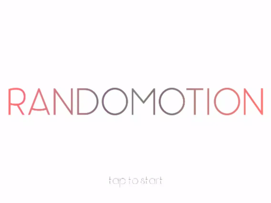 Randomotion PRO iPad  Ekran Görüntüleri