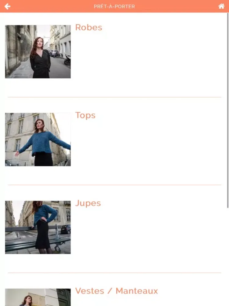 Tangkapan layar Les Roussoeurs Créatrices Mode iPad
