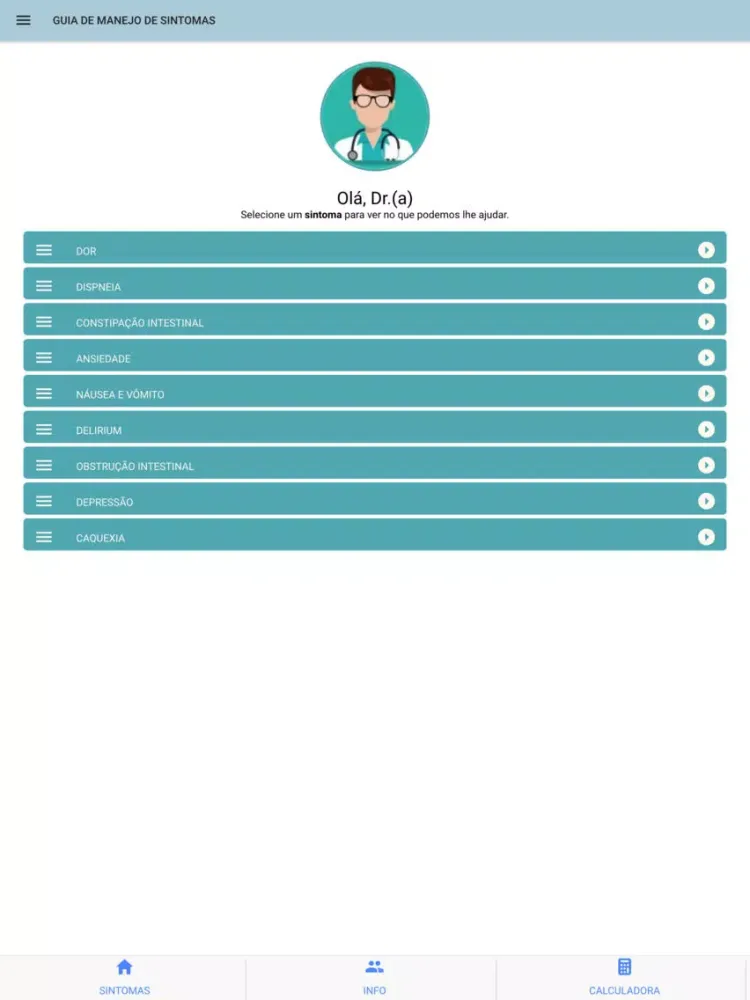 Manejo de Sintomas ANCP iPad  স্ক্রিনশট