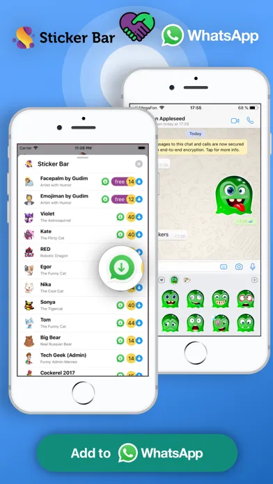 Sticker Bar: Send Еmotions! Screenshots