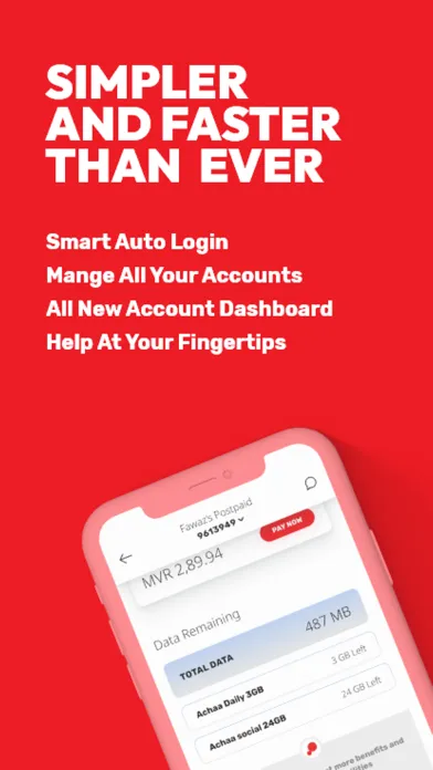 Capturas de pantalla de Ooredoo Maldives