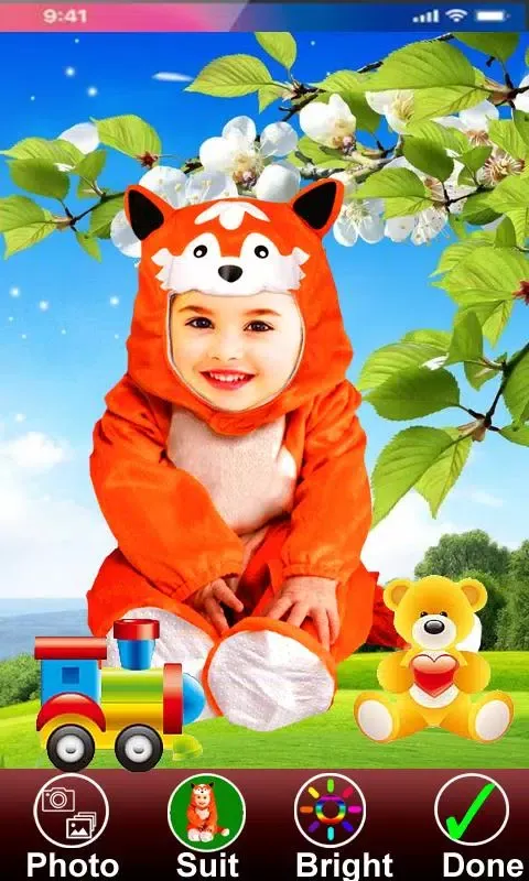 Baby Dress Photo Editor App Screenshots