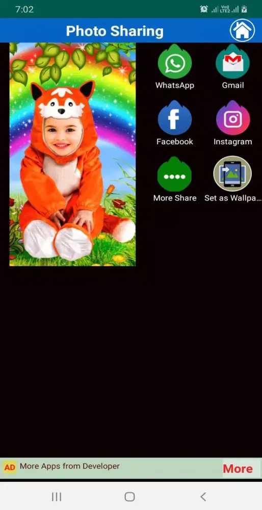 Baby Dress Photo Editor App Screenshots