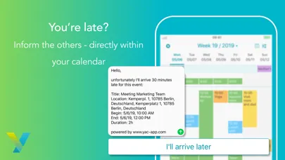 Yaca: Yet another calendar app Screenshots