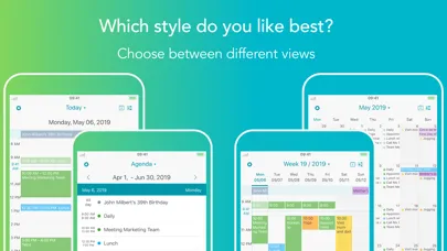 Yaca: Yet another calendar app Screenshots
