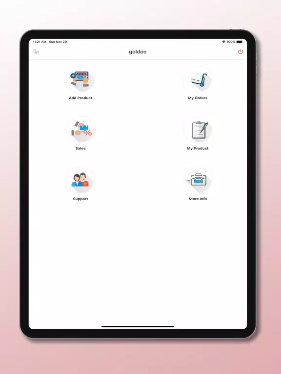 Capturas de pantalla de Goldoo Stores iPad 