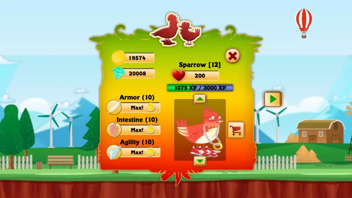 ภาพหน้าจอของ Pooping Birds: Diving Dumper