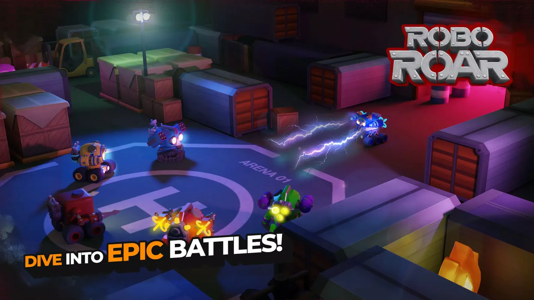 RoboRoar: Battle Arena Game Ekran Görüntüleri