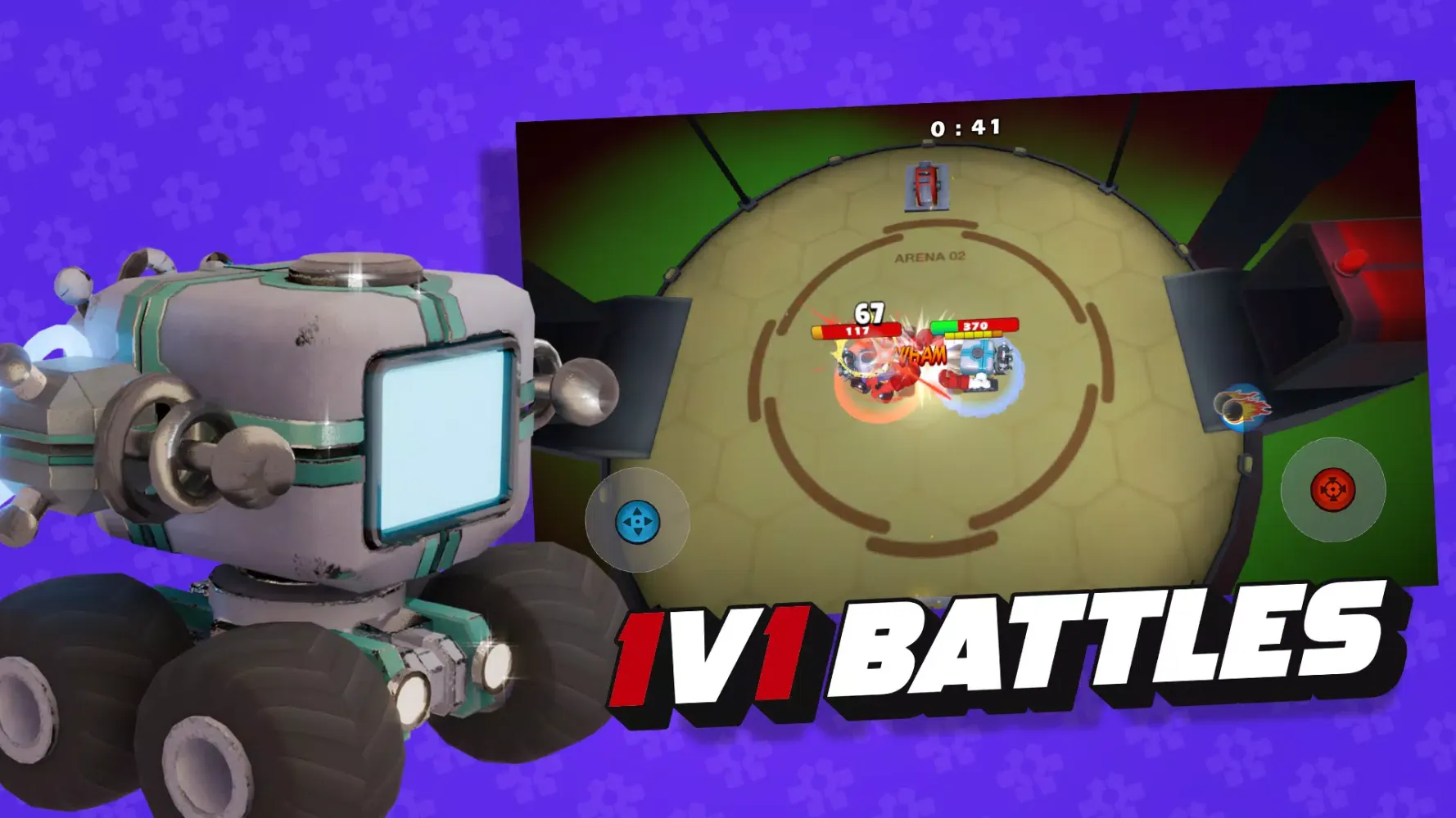 RoboRoar: Battle Arena Game Ekran Görüntüleri
