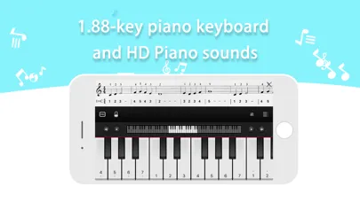 Captures d'écran de Simplified Notation Piano