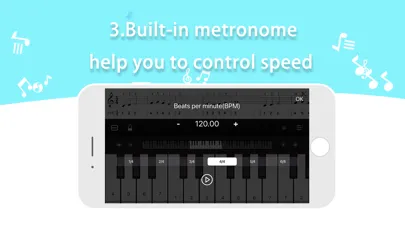 Captures d'écran de Simplified Notation Piano