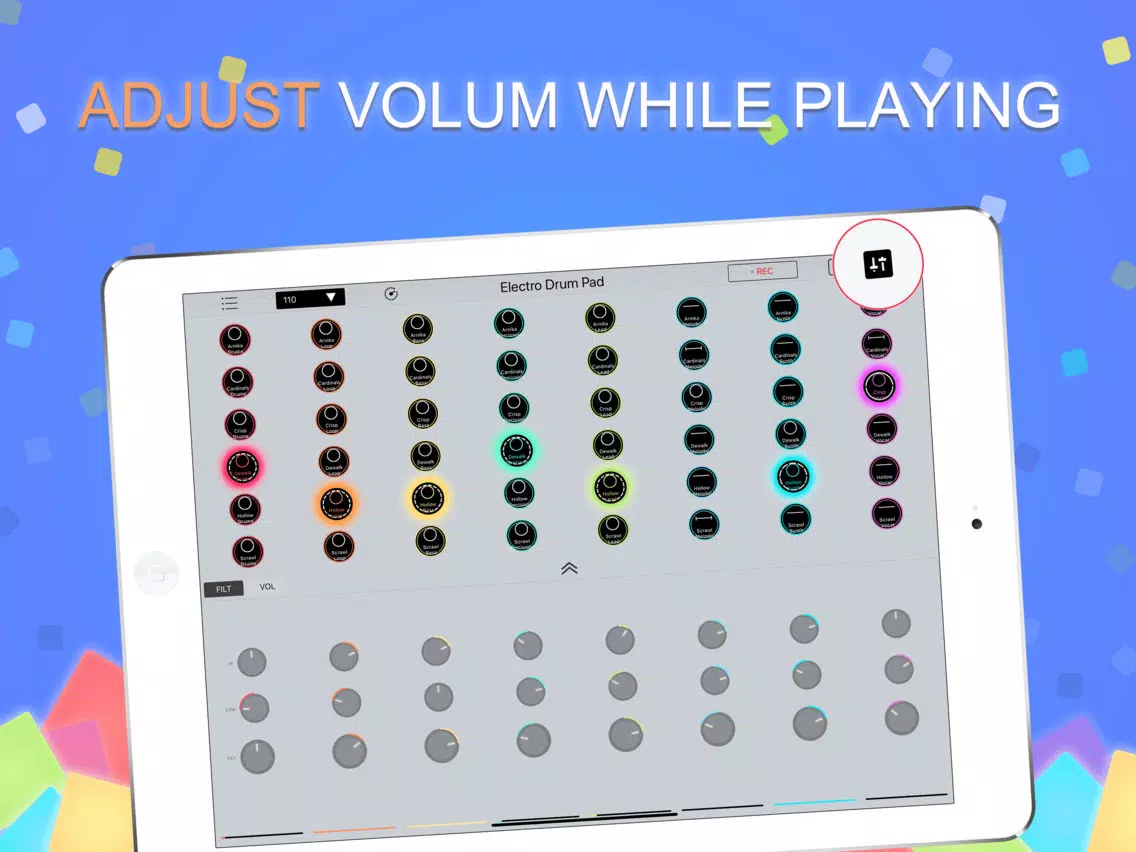 Capturas de pantalla de Beat Looper Pro-Beat Maker iPad 