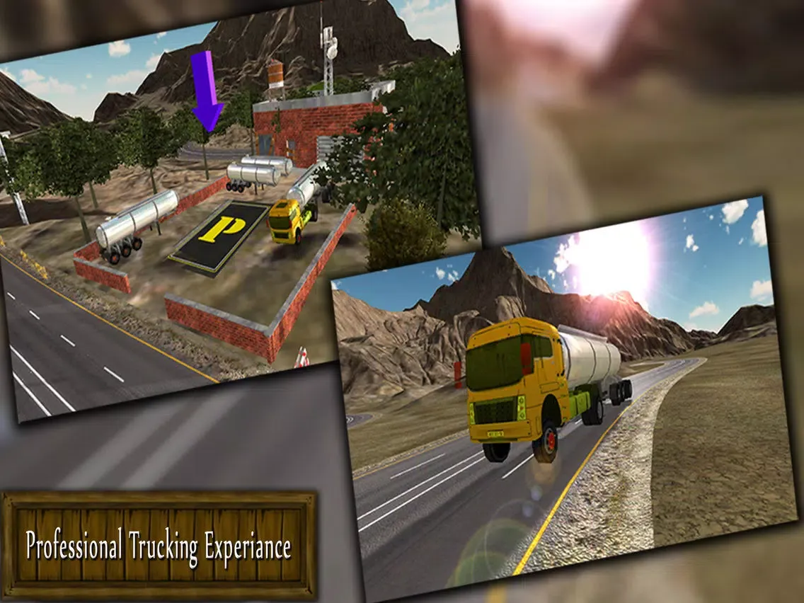 Zrzuty ekranu Cargo truck driving simulator iPad 