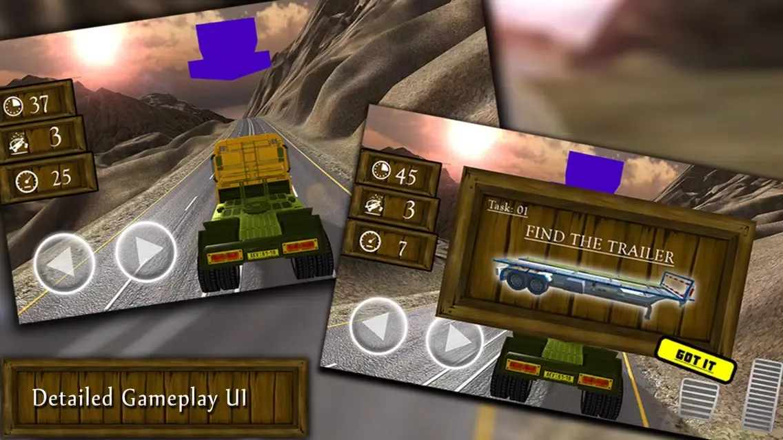 Zrzuty ekranu Cargo truck driving simulator