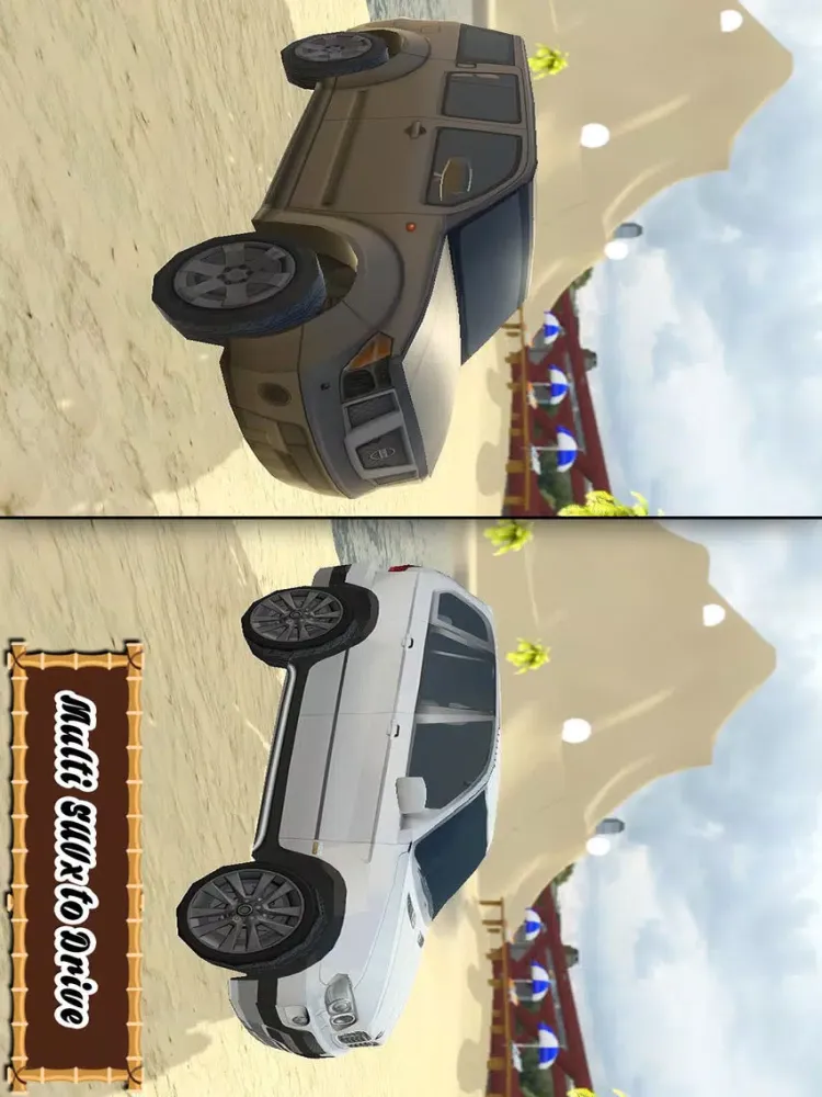 Beach SUV jeep Stunts Driving iPad  Ekran Görüntüleri