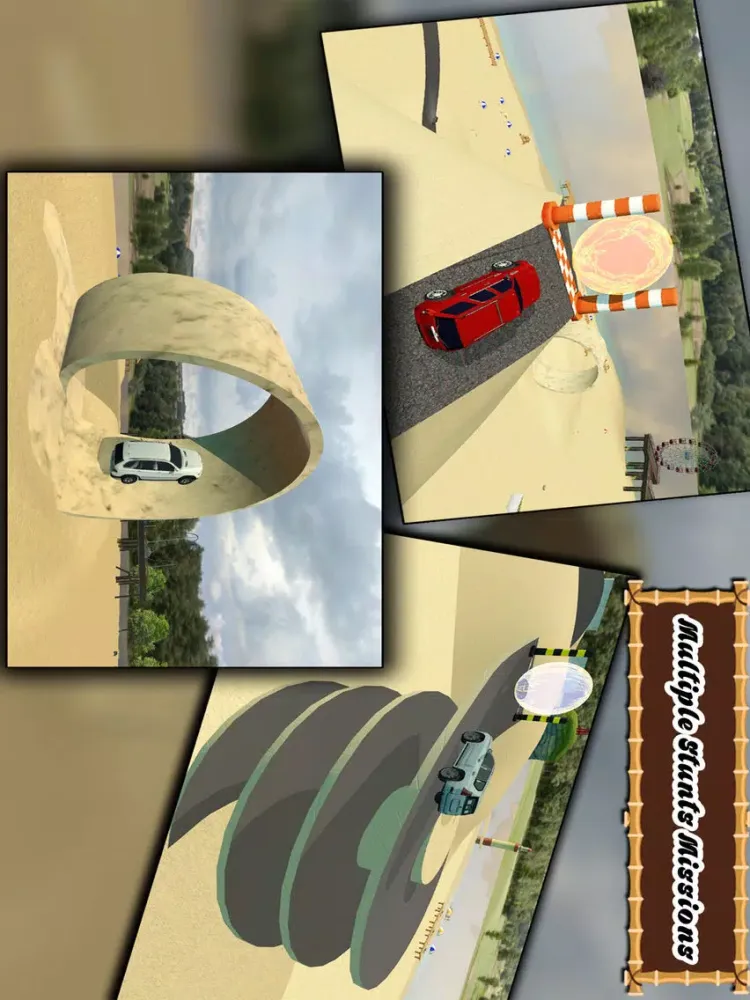 Beach SUV jeep Stunts Driving iPad  Ekran Görüntüleri