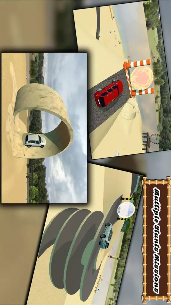 Beach SUV jeep Stunts Driving Ekran Görüntüleri
