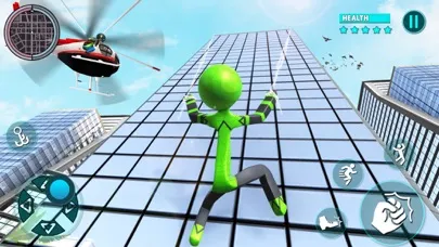 Ảnh chụp màn hình của Grand Stickman City Hero Game