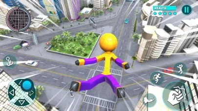 Ảnh chụp màn hình của Grand Stickman City Hero Game